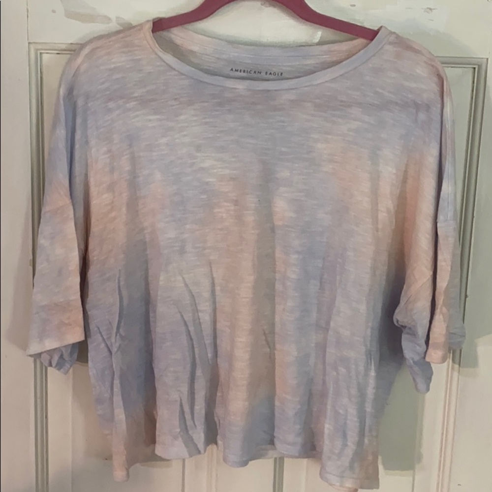 American Eagle tie dye crop top